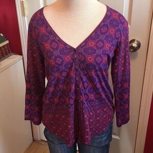 Lucky Brand button down top sz M